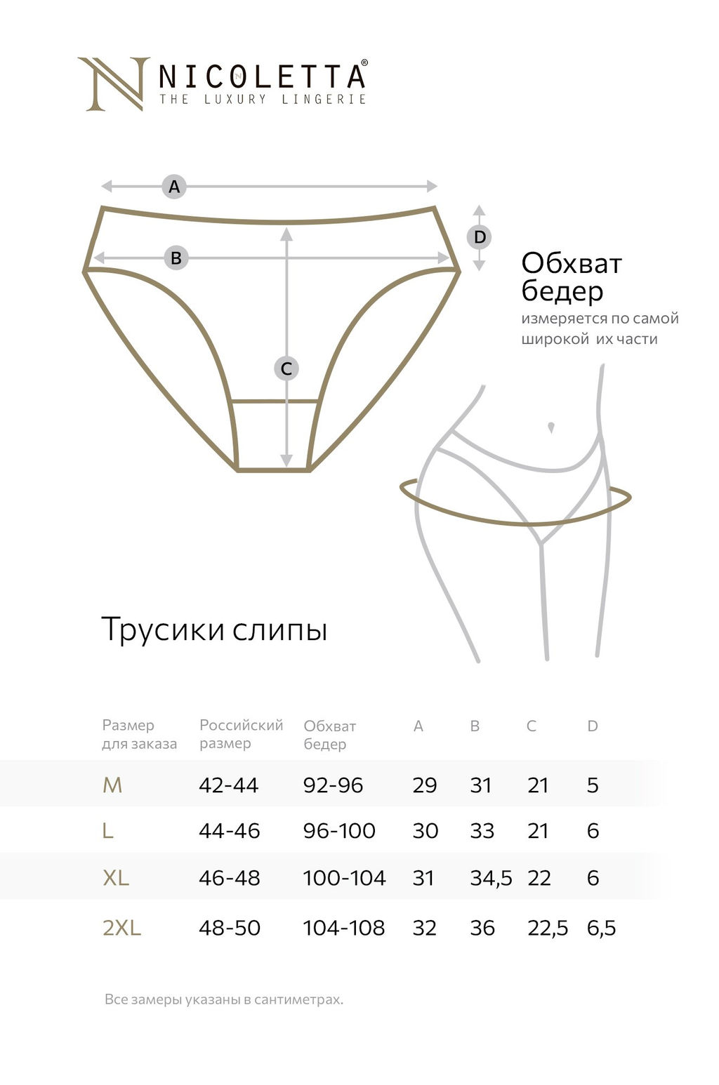 Женские трусы-слипы 7 шт. Nicoletta  фото 3