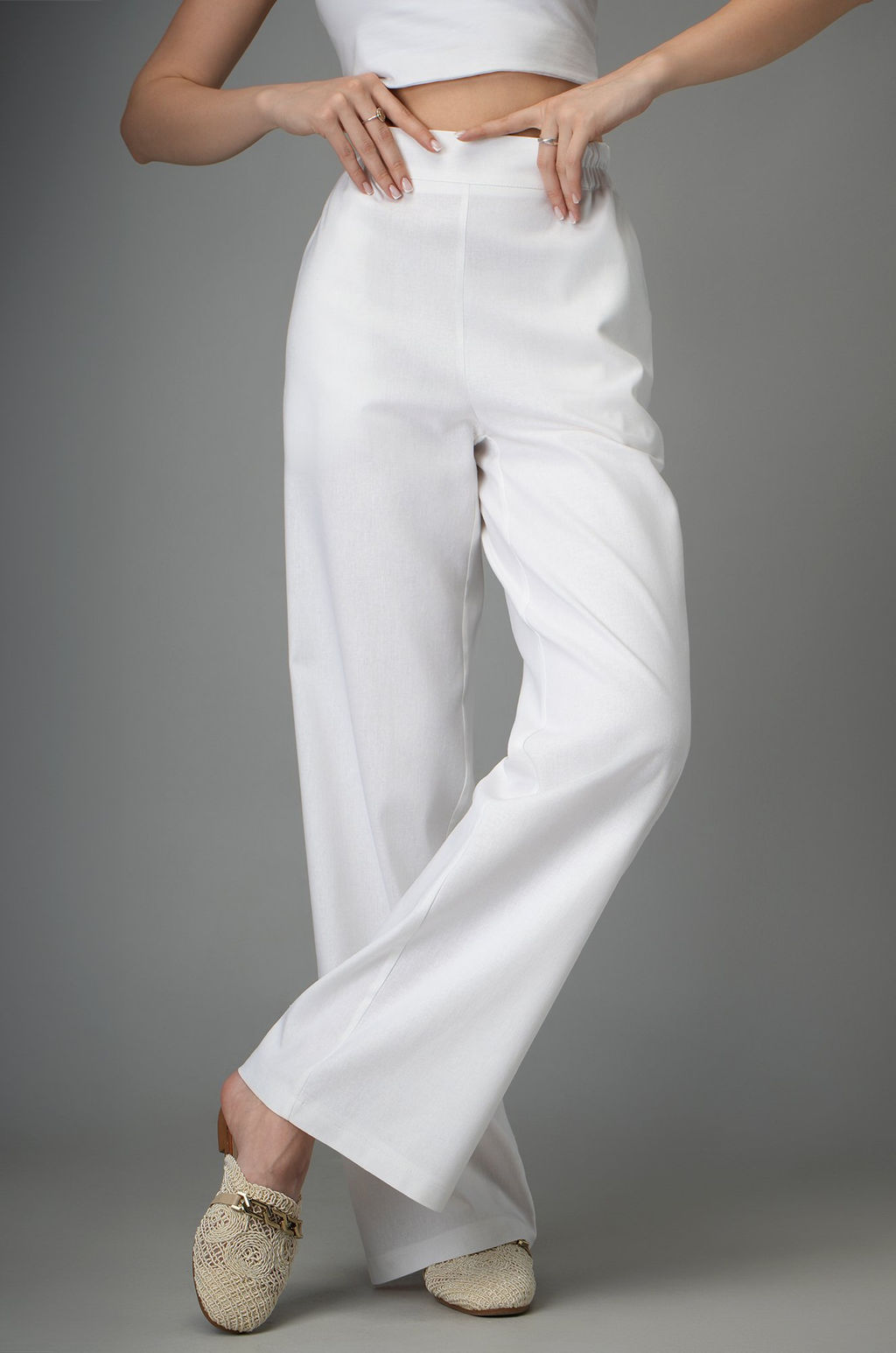 Женские льняные брюки Happyfox  фото 7