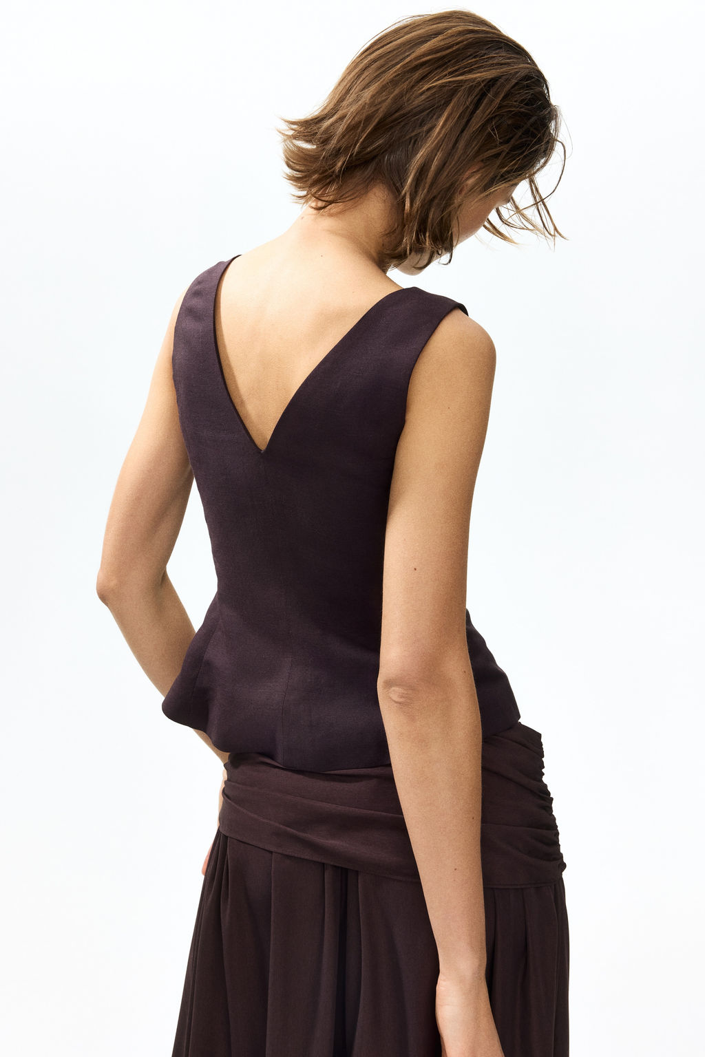 Chaleco en mezcla de lino - H&m фото 5