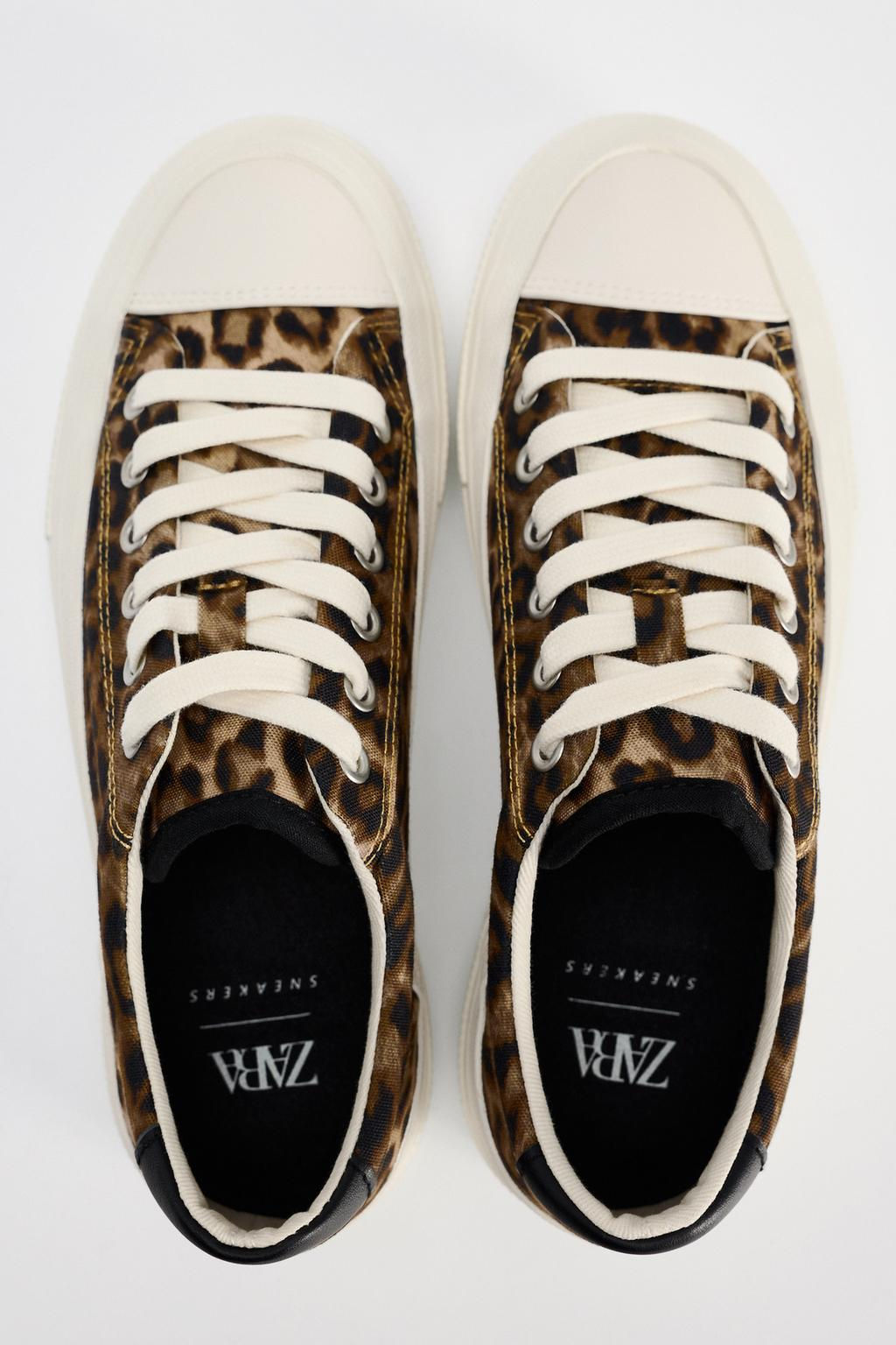 ANIMAL PRINT TRAINERS - Zara фото 9