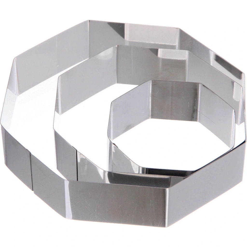 Форма для выпечки в наборе 3шт "Многогранник" (20*4,5см, 15*4,5см, 10*4,5см)