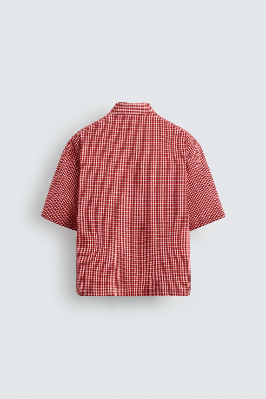 CHECKED RELAXED FIT SHIRT - Zara фото 8