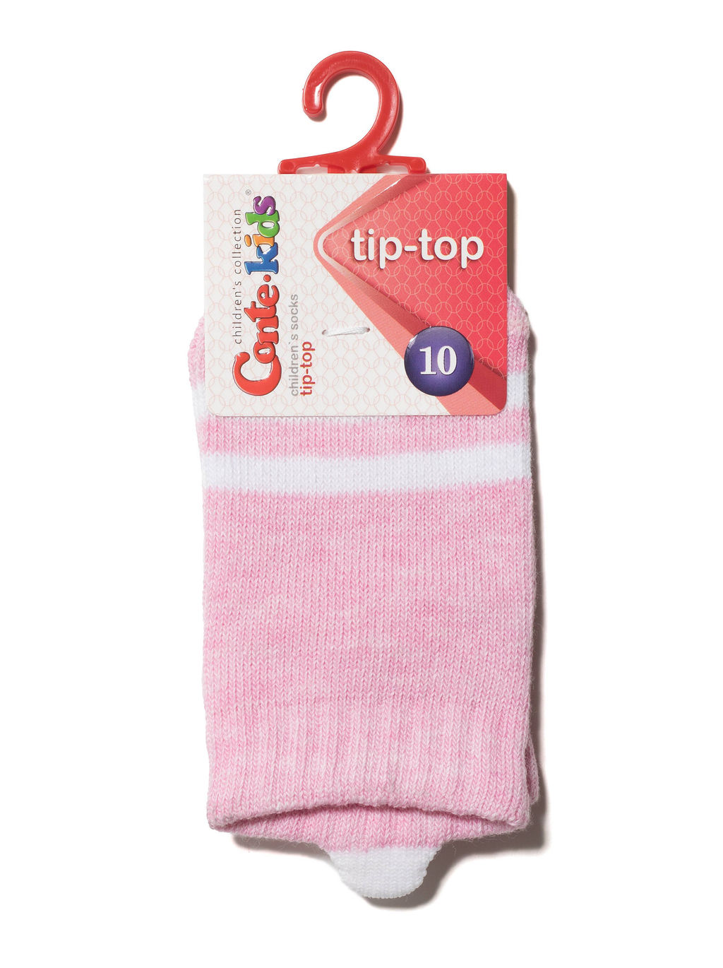 Цена за 2 пары CONTE Хлопковые носки TIP-TOP с пикотом-язычком для самых маленьких св.розовый