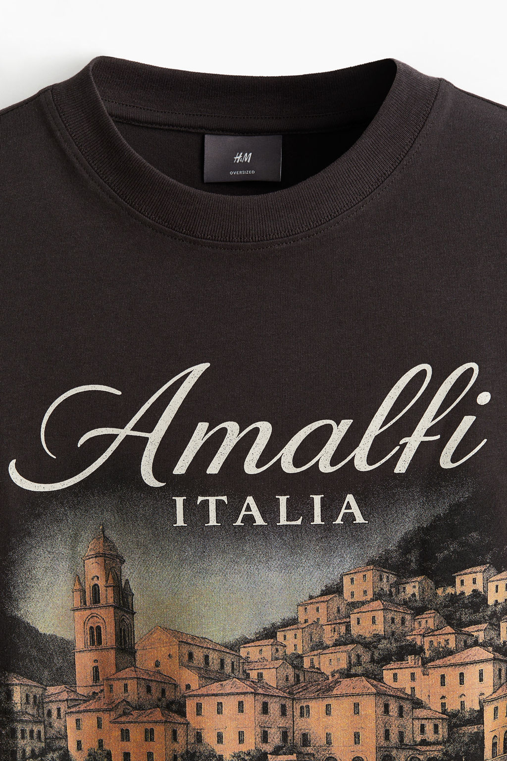 Camiseta con estampado Oversized Fit - H&m фото 9