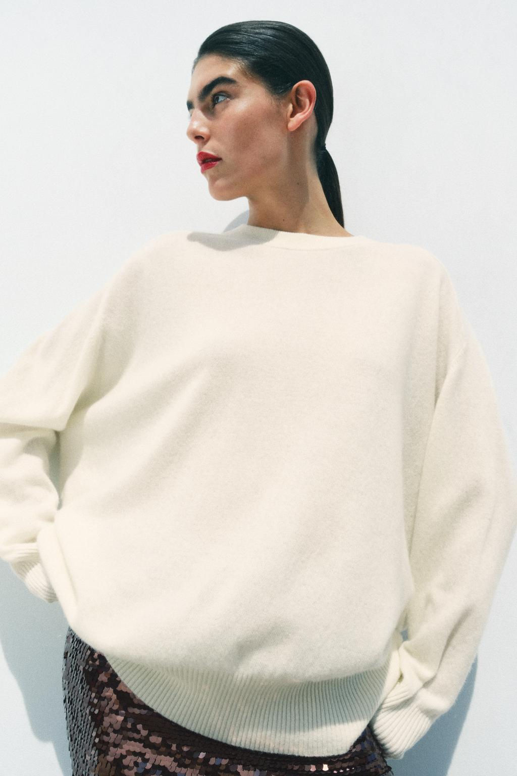 BASIC 100% WOOL SWEATER - Zara фото 6