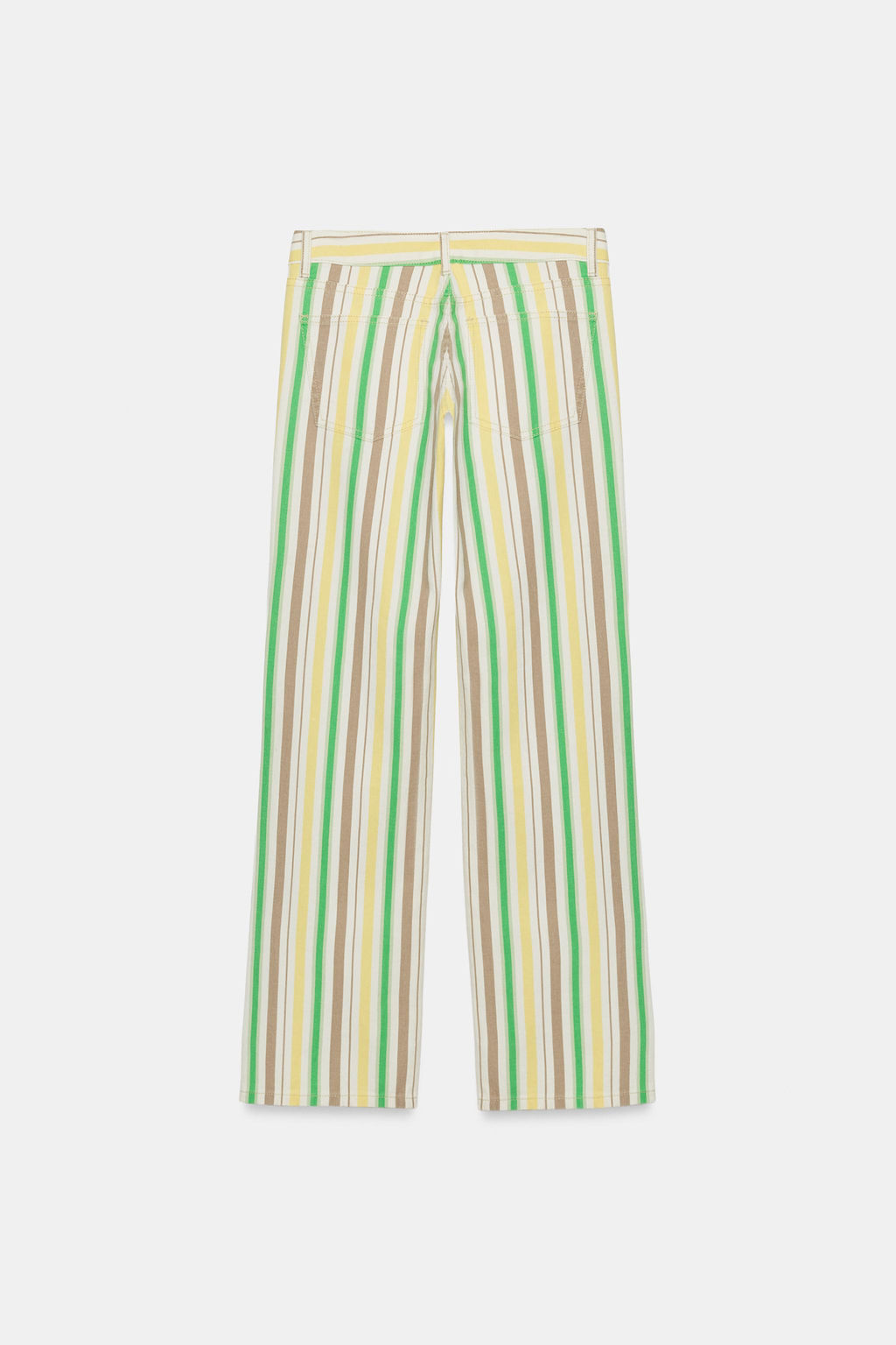 JEANS TRF WIDE LEG TIRO BAJO RAYAS / rayas