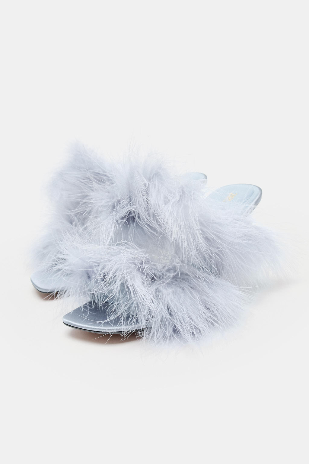 FEATHER HEELED SANDALS - Zara фото 12