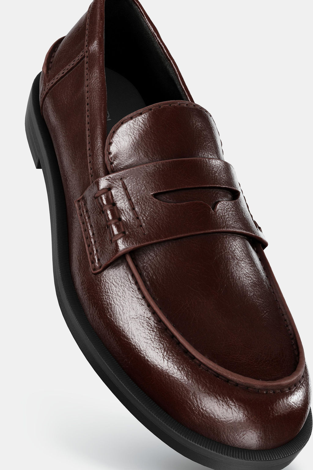 PATENT EFFECT PENNY LOAFERS - Zara фото 6