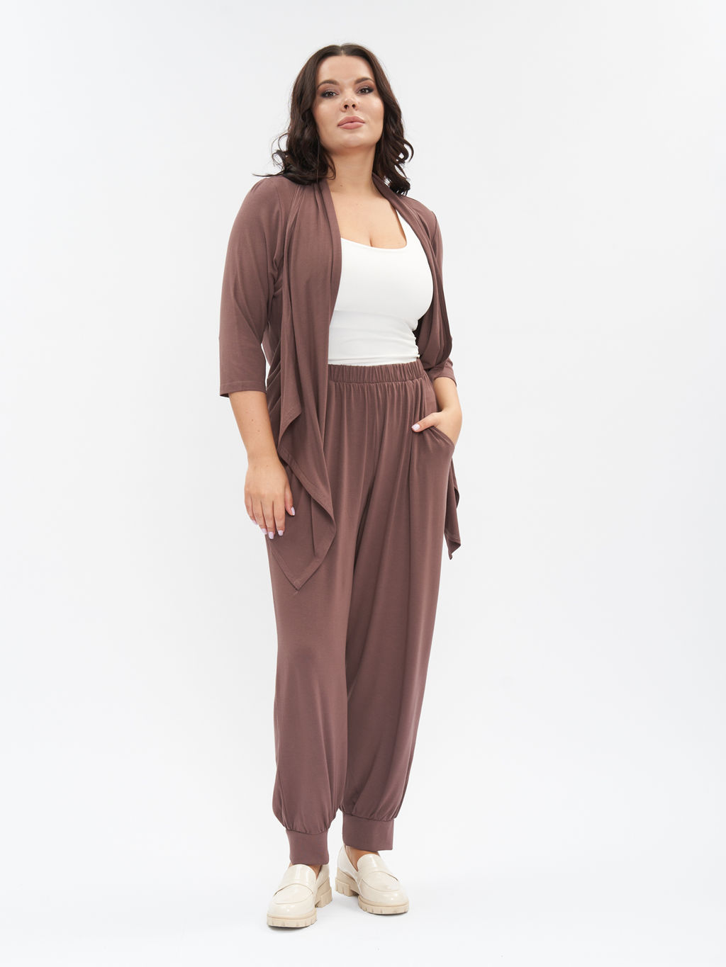 Кардиган из трикотажа ZKA31803BEG18 - Артесса фото 4