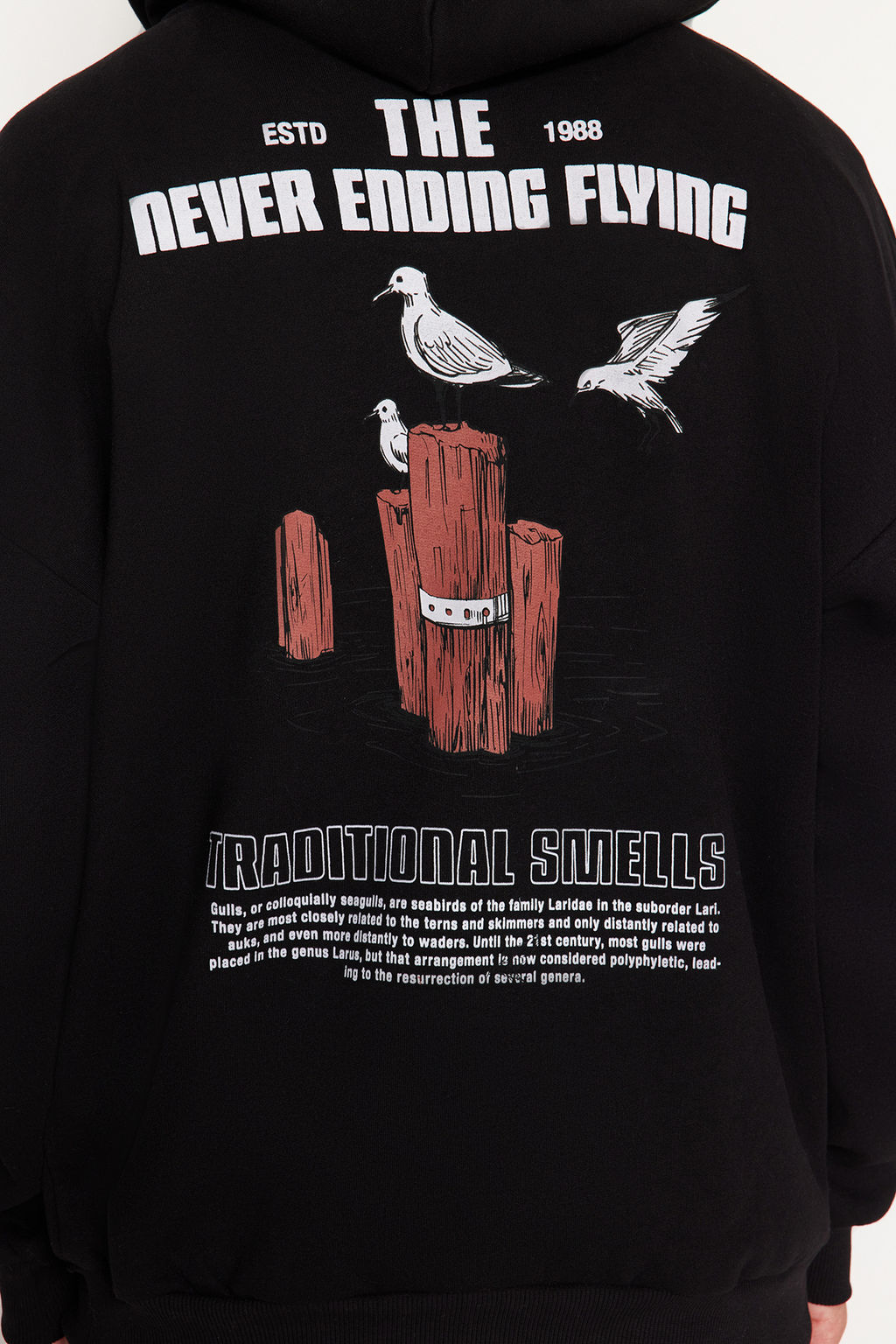 TRENDYOL MAN Bordo Oversize/Genis Kesim Kapusonlu Bask?l? Ici Polar Pamuklu Sweatshirt TMNAW24SW00136 - Trendyolmilla фото 18