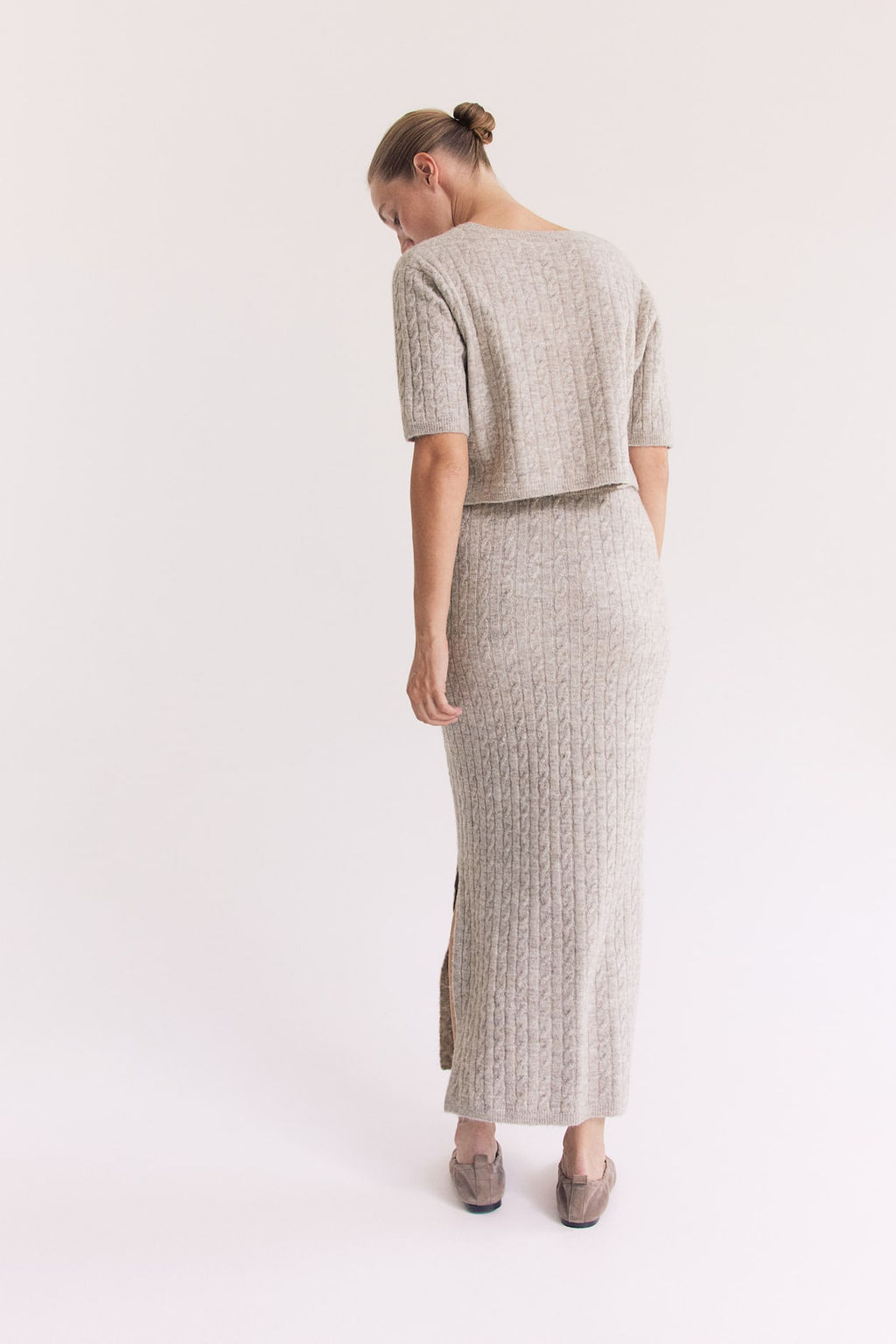 MAMA Conjunto de 2 piezas en punto trenzado - H&m фото 5