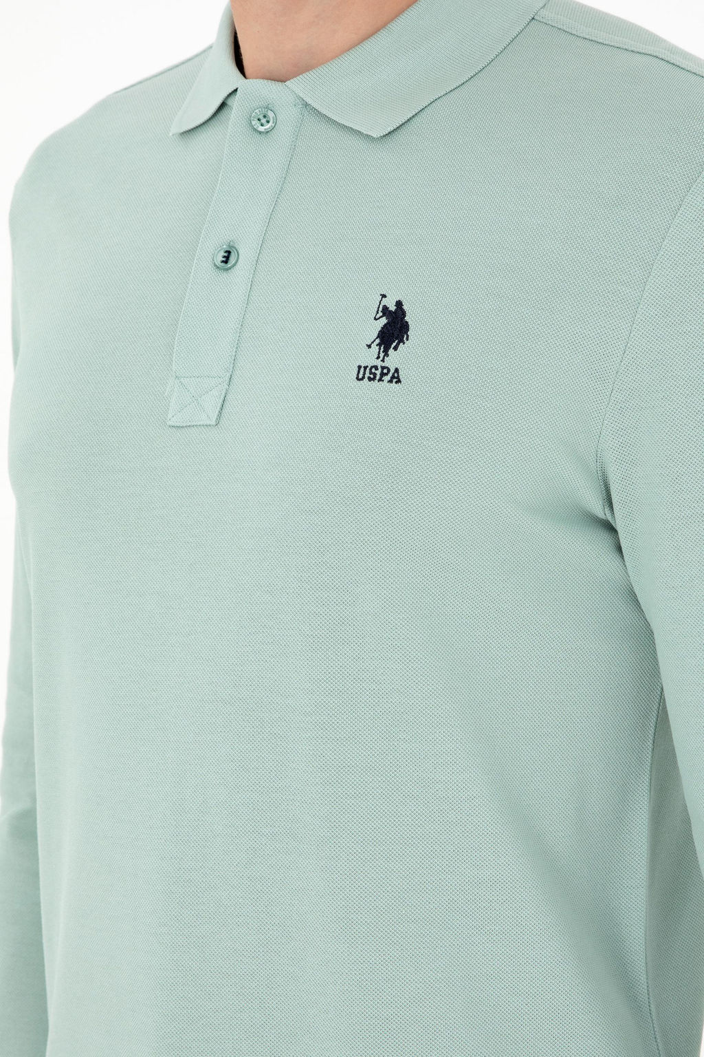 Мужская базовая толстовка зеленого цвета Неожиданная скидка в корзине - U.s. polo assn фото 7