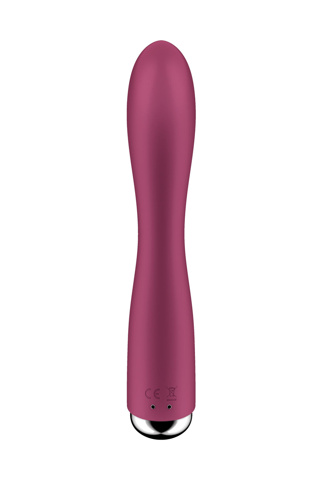 Вибратор-кролик с ротацией Satisfyer Spinning Rabbit 1, силикон, бордовый, 20,5 см
