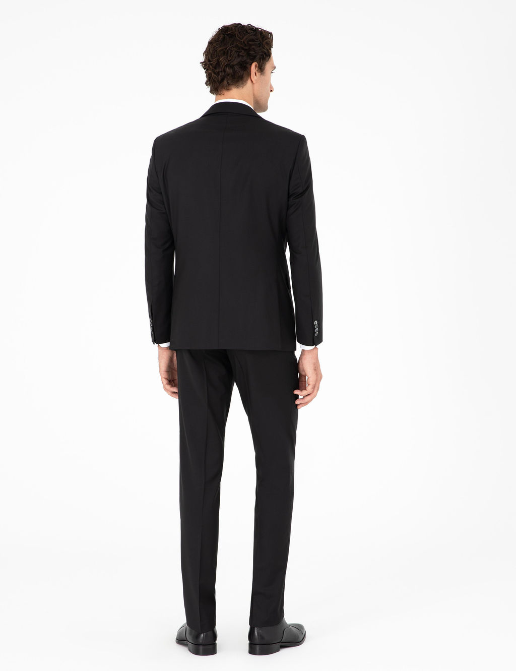 Черный костюм узкого кроя - Cacharel фото 5