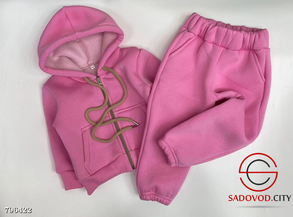 Тёплый костюм на флисе для малышей