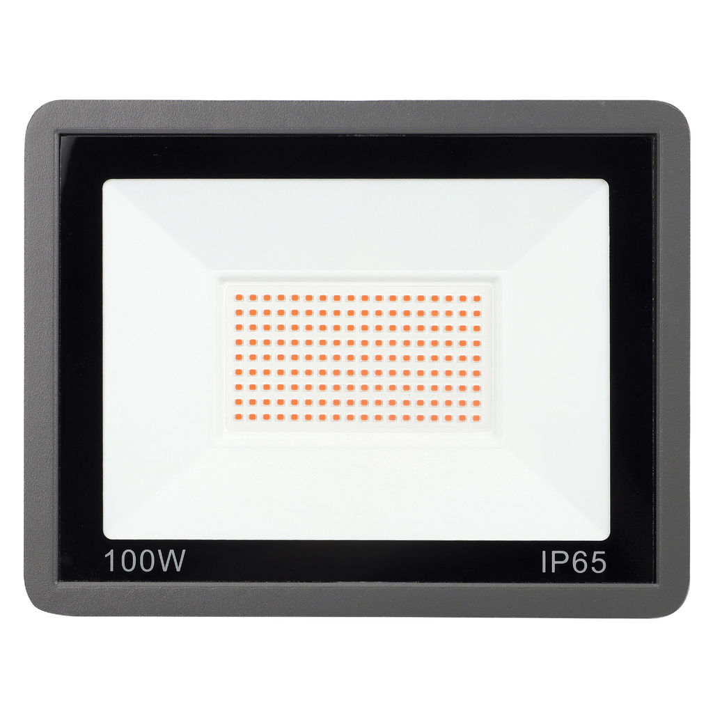 ULF-P42-100W/SPBR IP65 180-260V BLACK Прожектор для растений светодиодный. Спектр для рассады и досвечивания в период роста. Цвет черный. TM Uniel