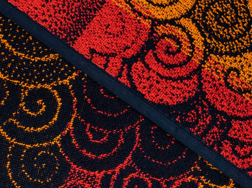 Полотенце махровое 6с102.413ж1 Караван (СН1 т.синий) 81х160см