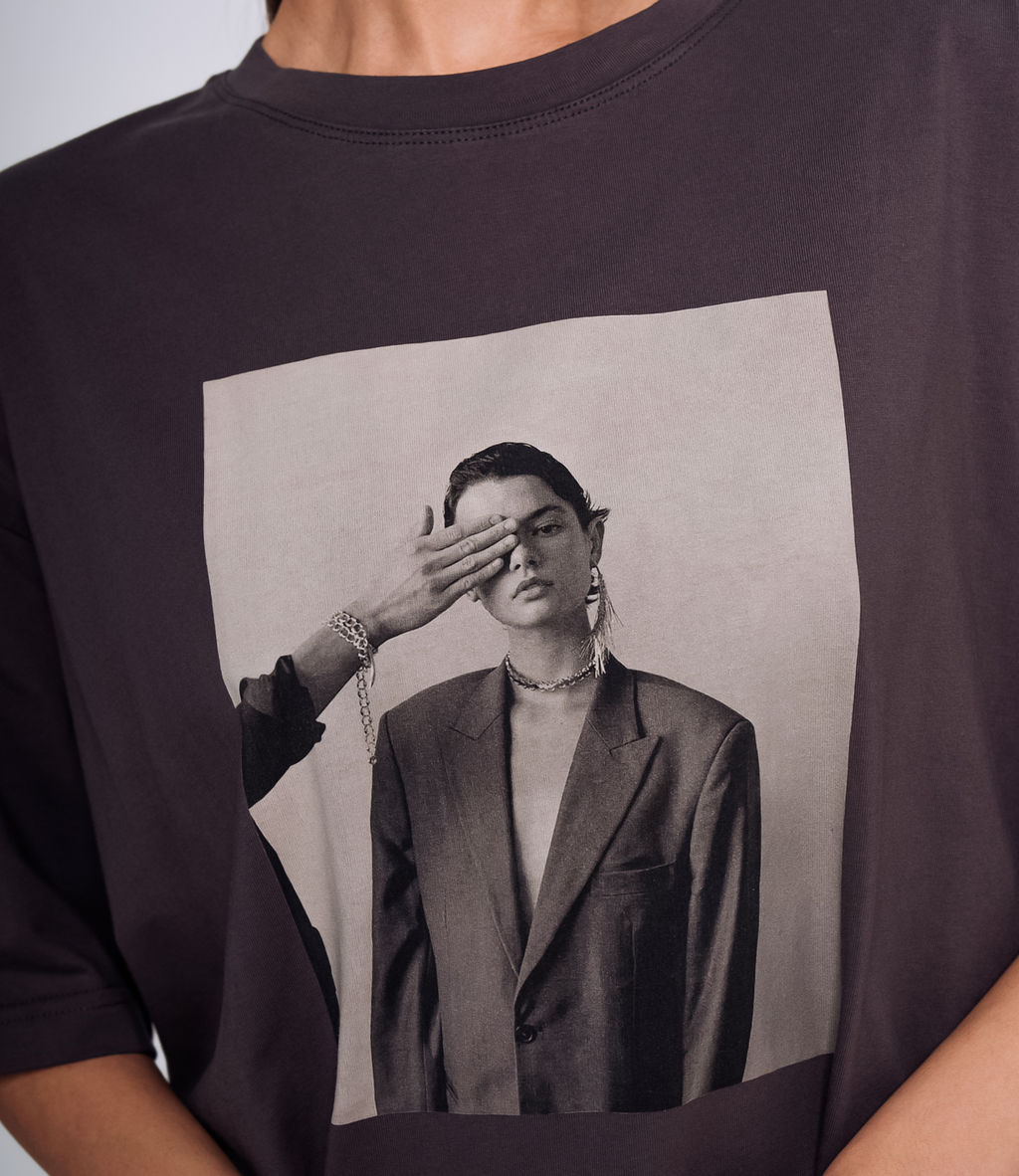 Футболка #КТ909 (7), графит - Dommod фото 5