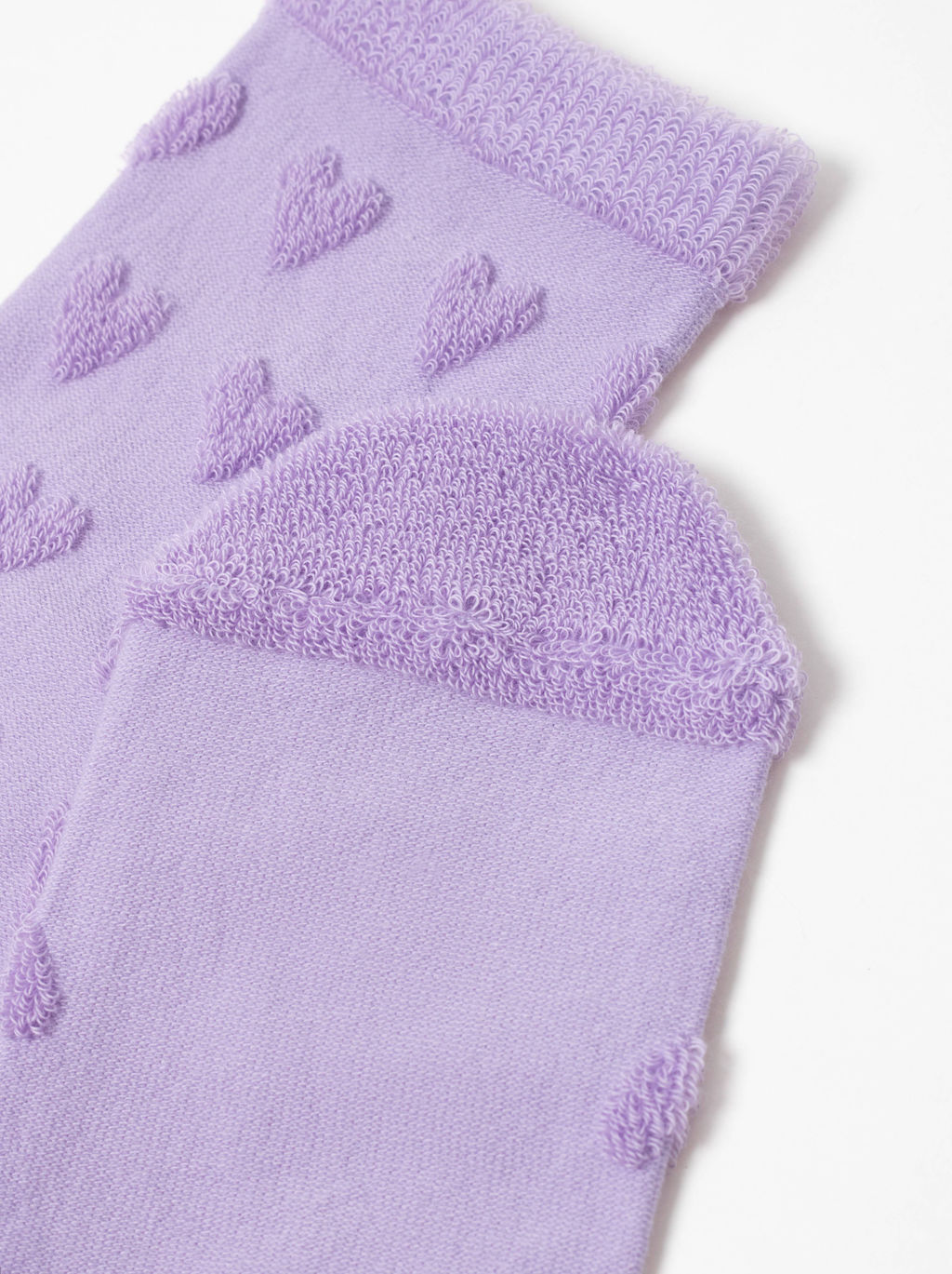 Цена за 2 пары. Носки Удлиненные CONTE COMFORT Махровые носки из хлопка с объемными рисунками сиреневый - Conte elegant фото 4