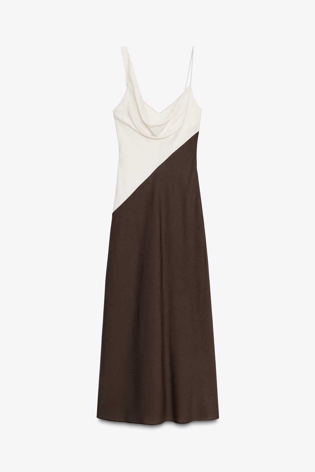 CONTRAST MIDI DRESS - Zara фото 8