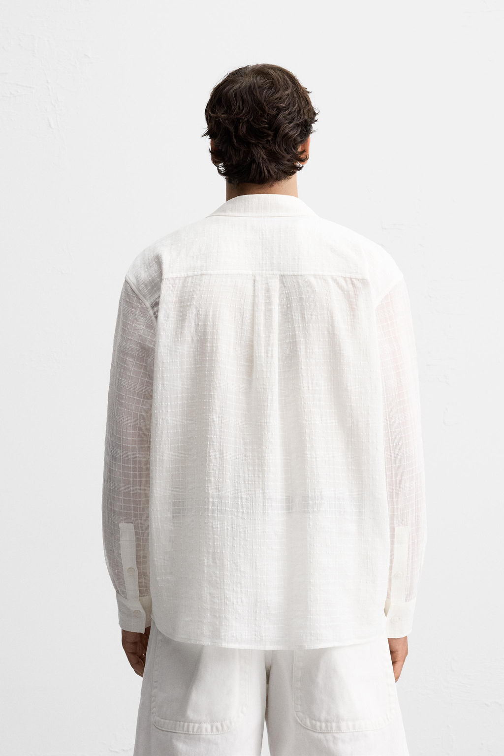 CHECK JACQUARD SHIRT - Zara фото 3