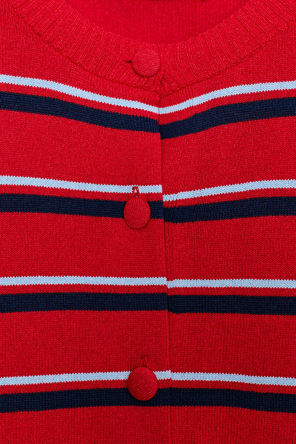 CHAQUETA PUNTO RAYAS / Multicolor - Zara фото 9