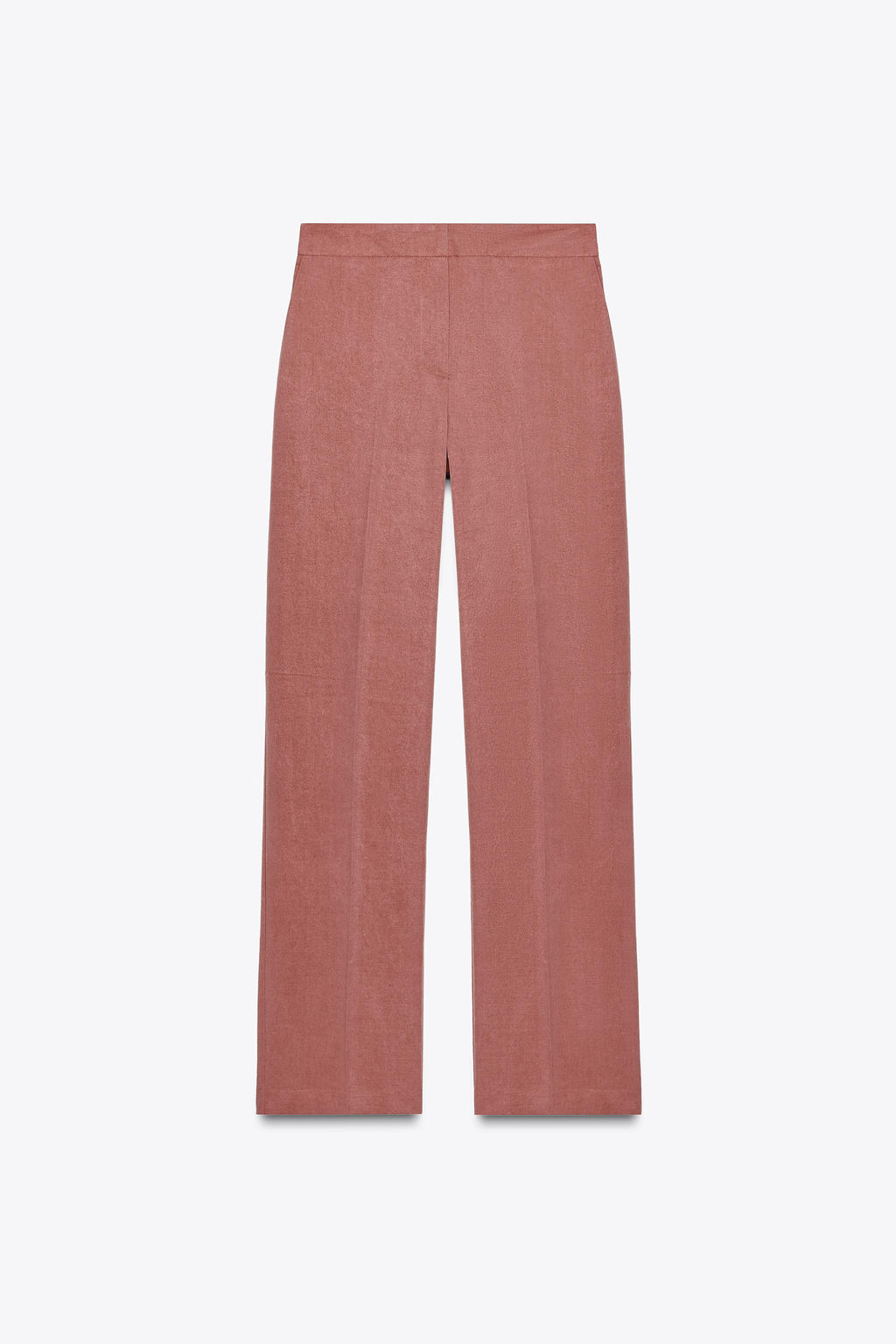 STRAIGHT-LEG TROUSERS WITH ELASTICATED WAIST