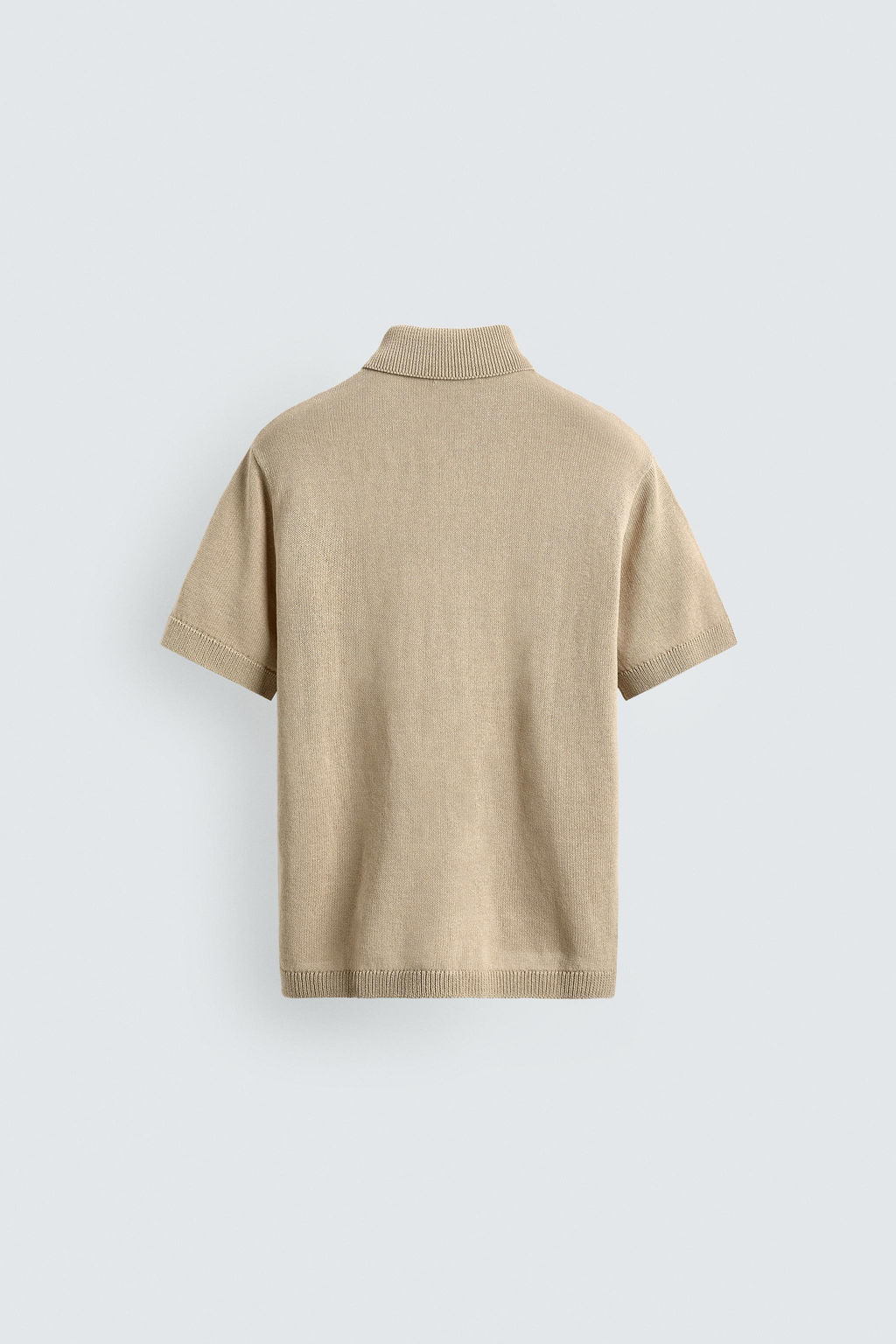 CAMISA PUNTO RELAXED FIT / Beige claro - Zara фото 8