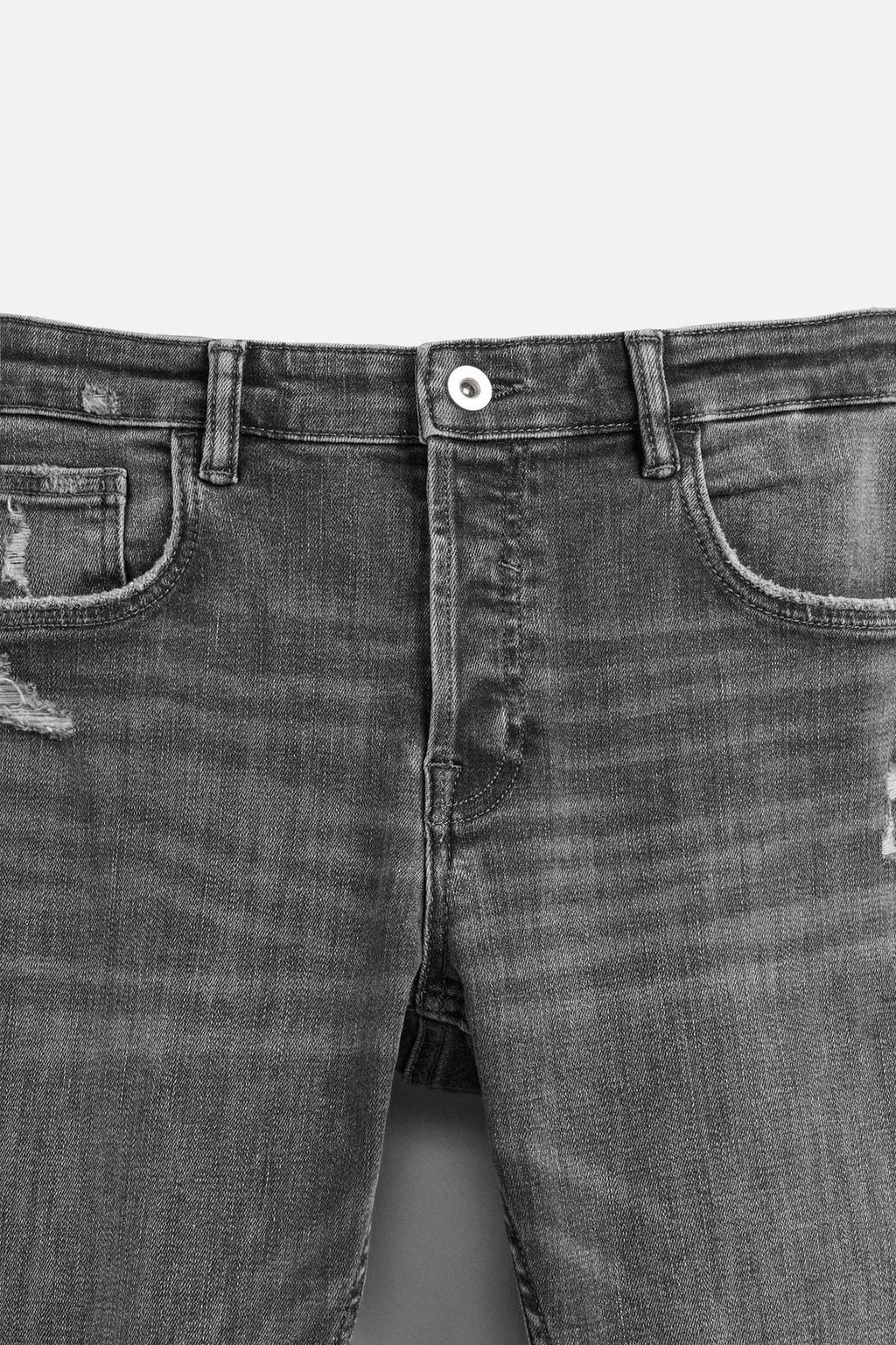 RIPPED SKINNY FIT JEANS - Zara фото 29