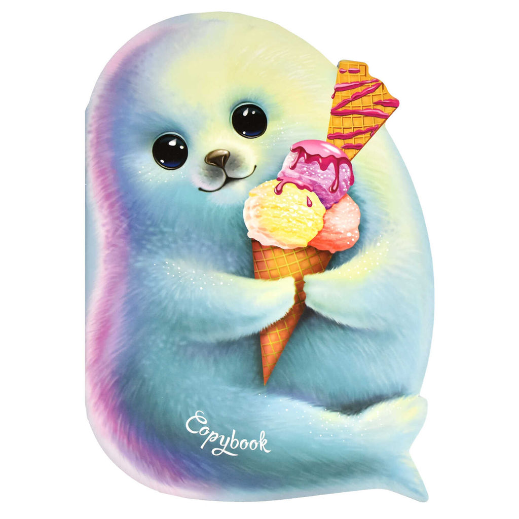 Цена за 2 шт. Тетрадь 40л арт. 64825/ТЮЛЕНЬ И СЛАДКИЙ РОЖОК