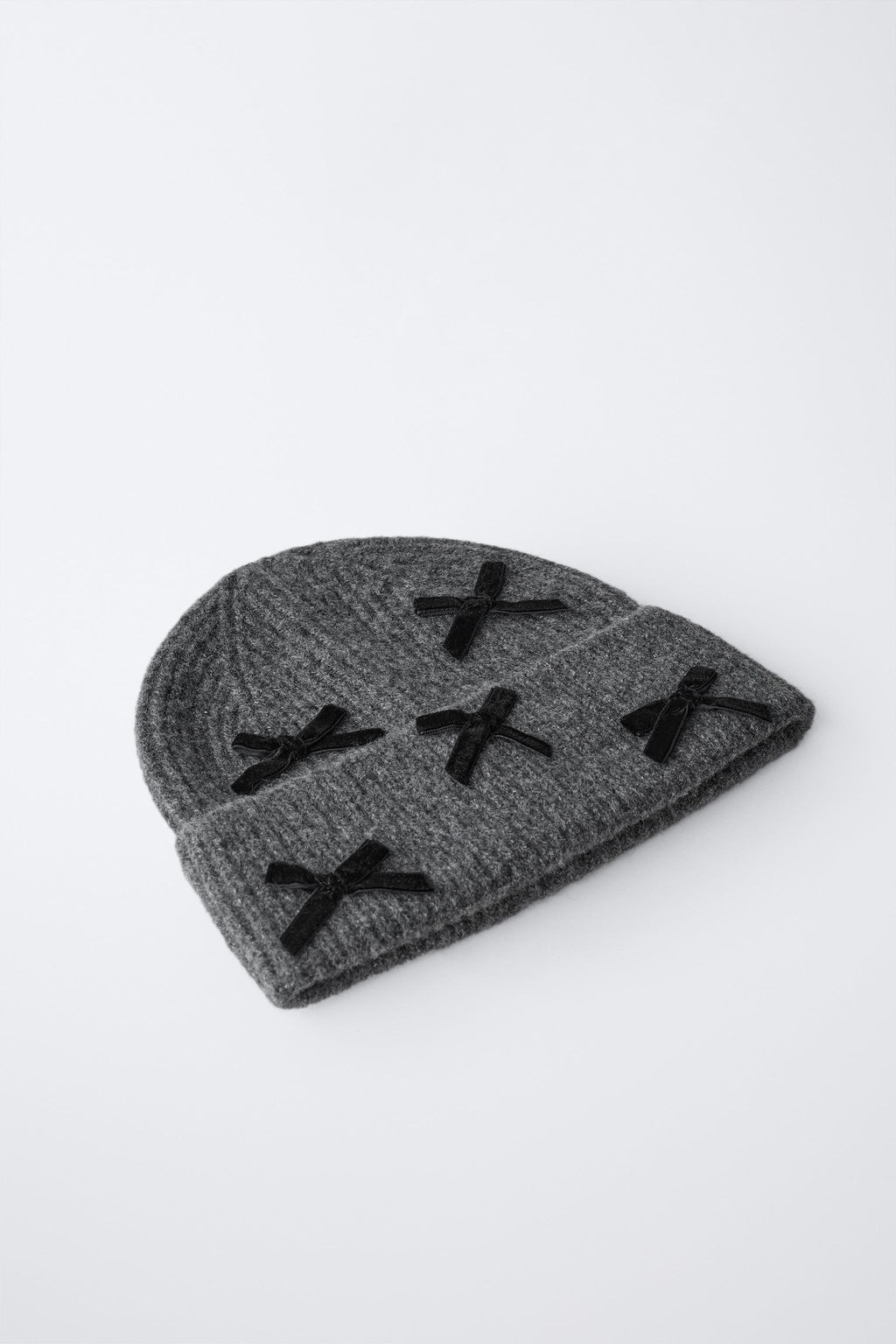 VELVET BOW KNIT BEANIE - Zara фото 2