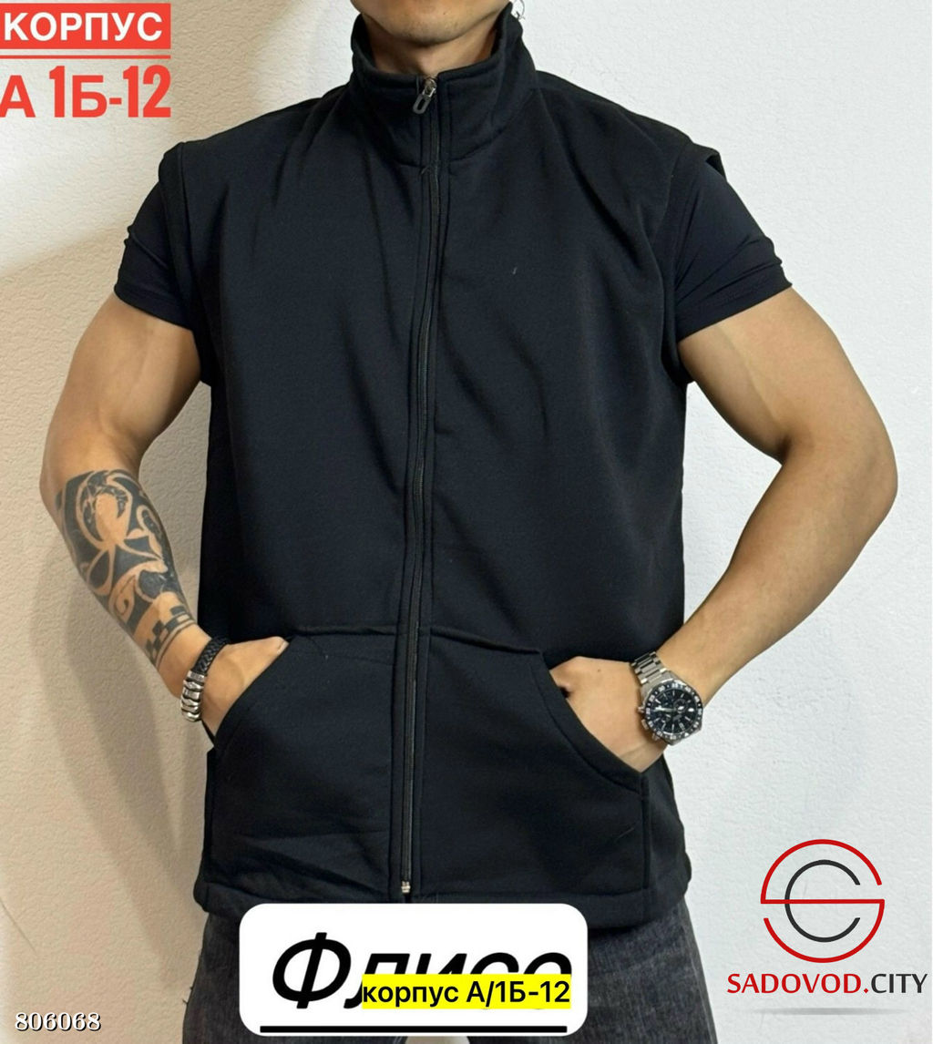 Жилет для мужчин из флиса. - Bruno фото 4