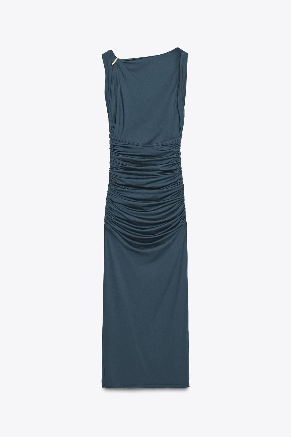SHELL POLYAMIDE DRESS - Zara фото 5
