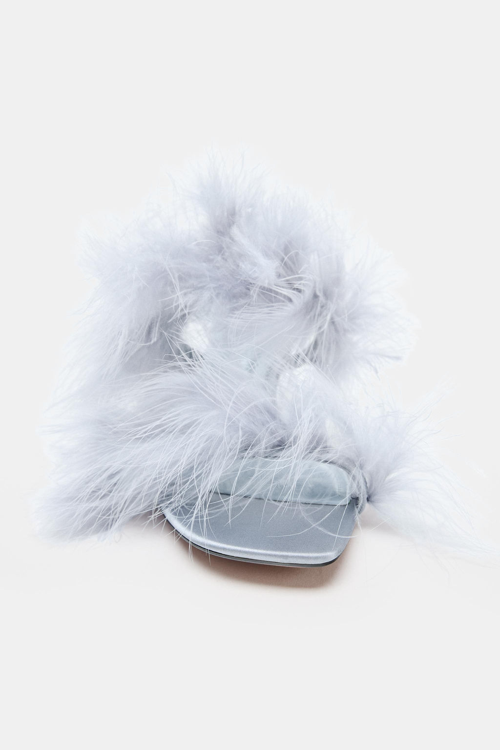 FEATHER HEELED SANDALS - Zara фото 13