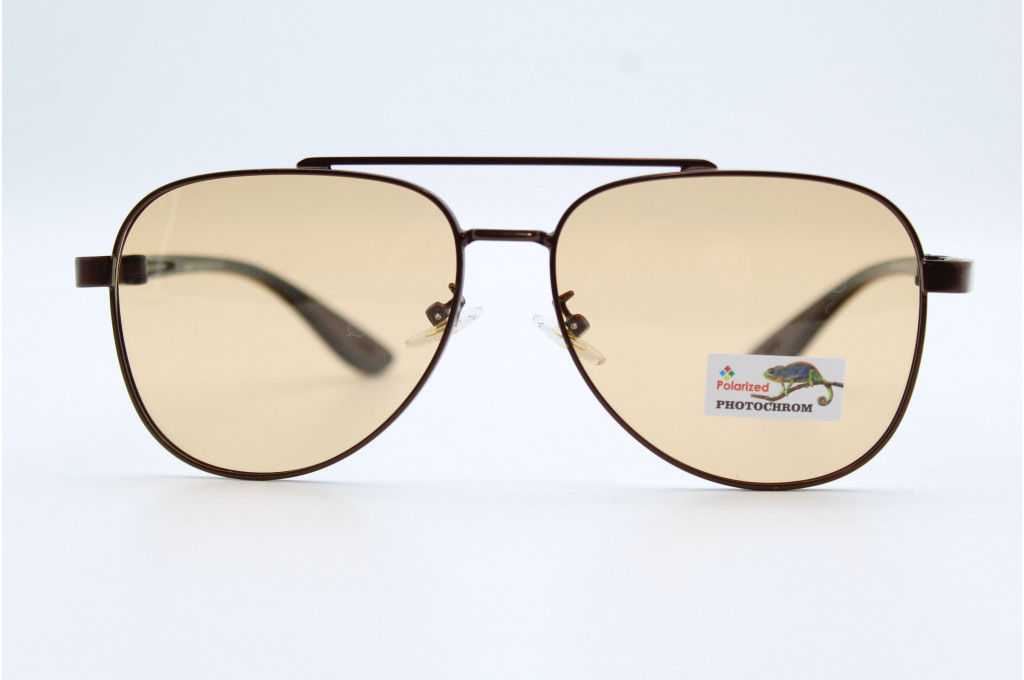 Солнцезащитные очки POMILED (Polarized) (хамелеон,пластик) 08809 52-16-143 С10-52 с мешочком