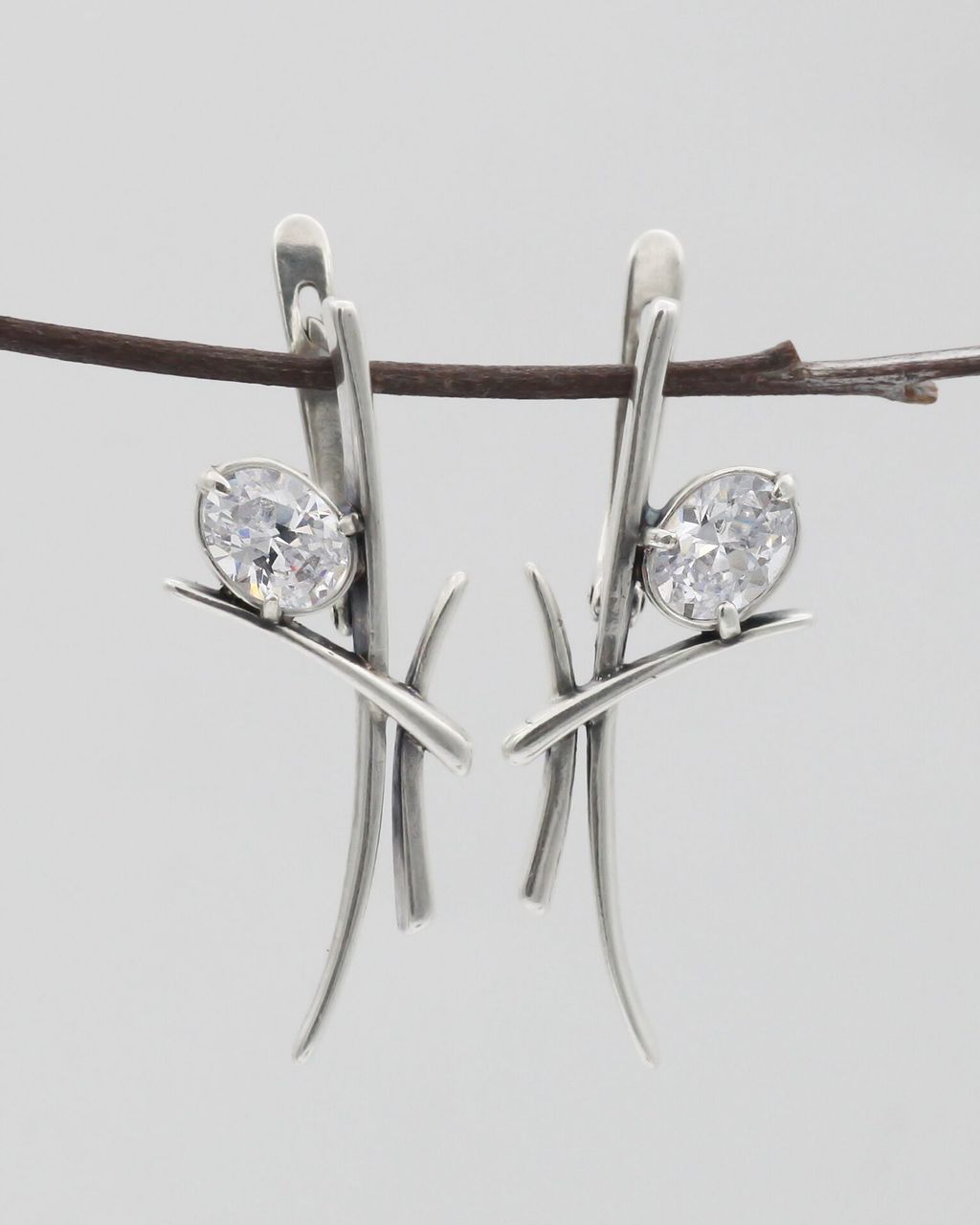 Серьги "Штрих"