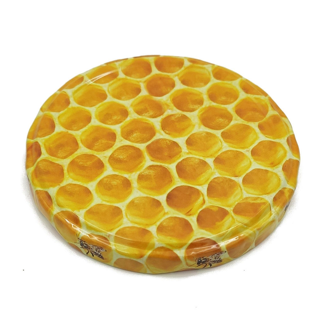 20шт. Крышка "твист-офф" d82мм (литография) "Медовая"