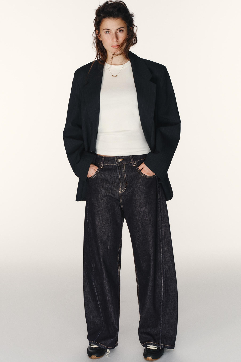 TRF JEANS WITH SIDE ZIPS