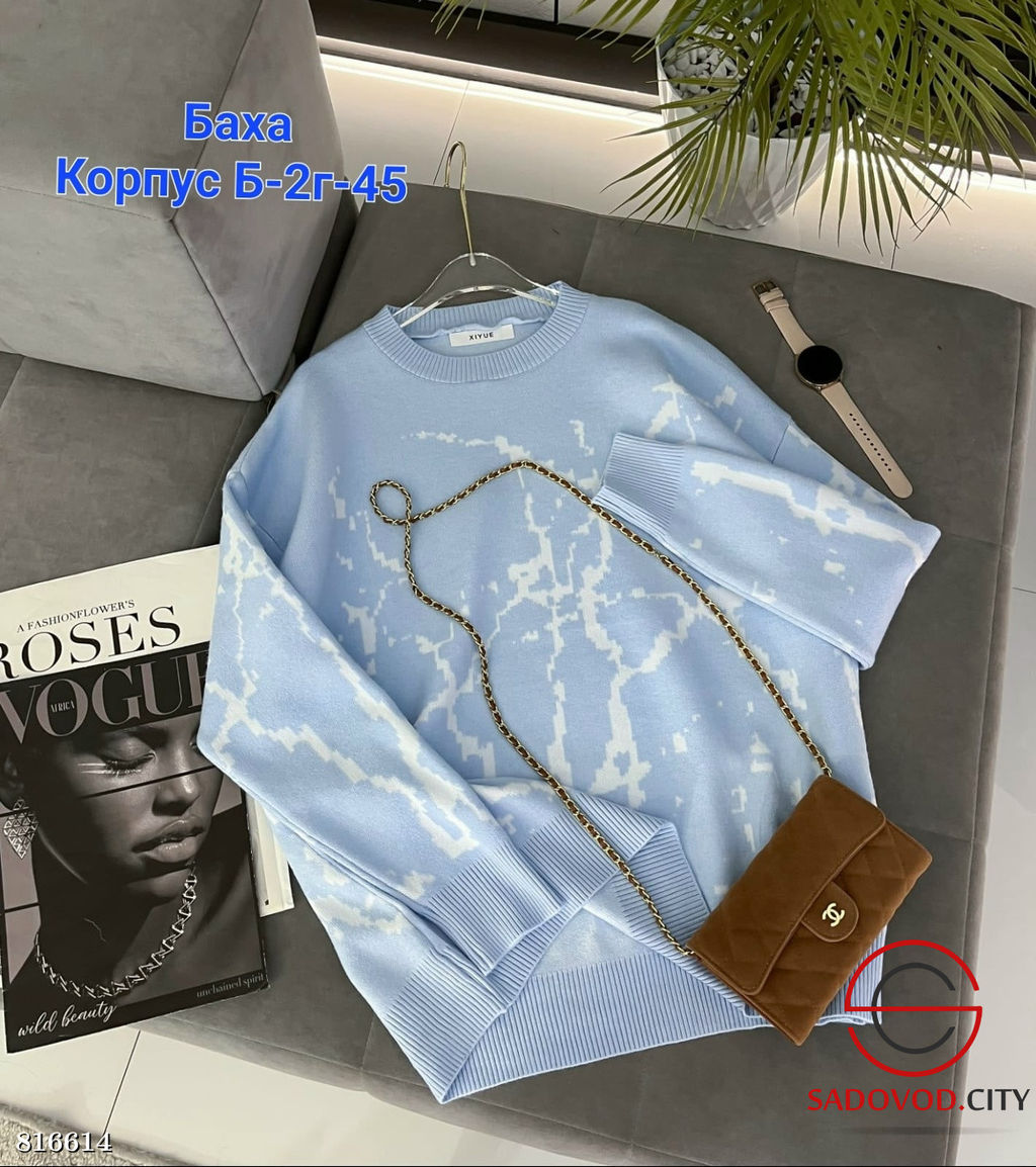 Свитер женский с принтом - Bruno фото 3