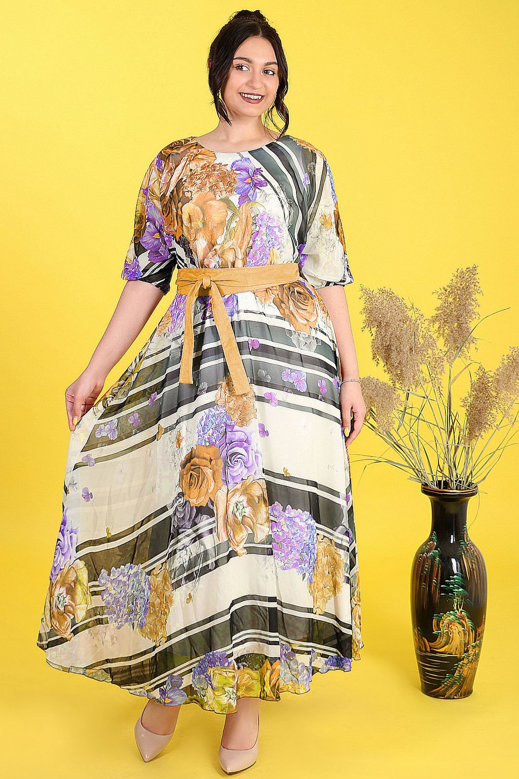 АМЕЛИЯ Люкс 06-79.С2 Платье+пояс