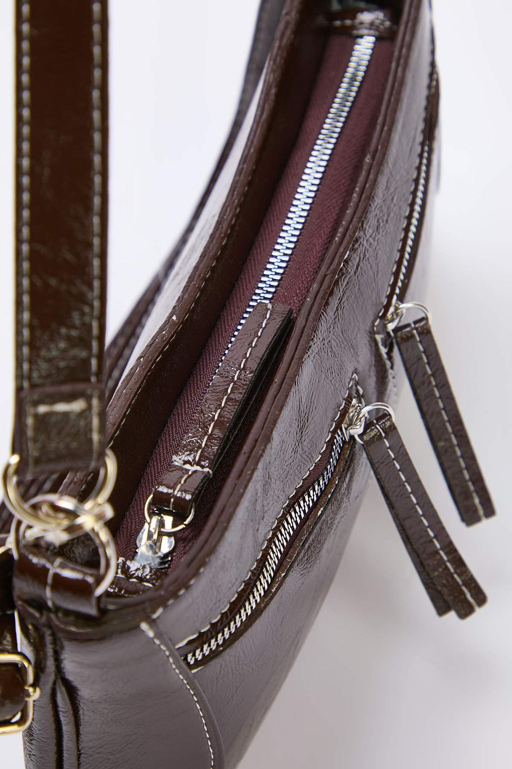 Bordo K?r?s?k Cilt Kad?n Mini Boy Omuz Cantas? TAKAW26OC00080 - Trendyolmilla фото 12