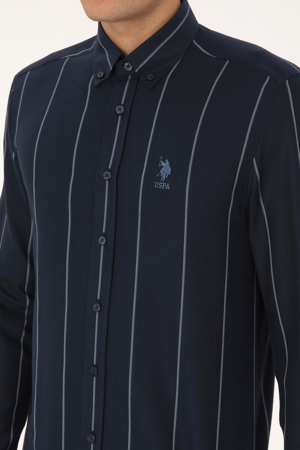 Erkek Lacivert Uzun Kollu G_mlek - U.s. polo assn фото 7