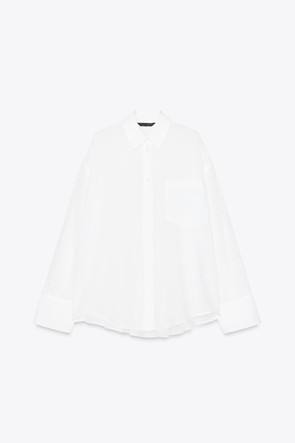 OVERSIZE GAUZE SHIRT - Zara фото 30