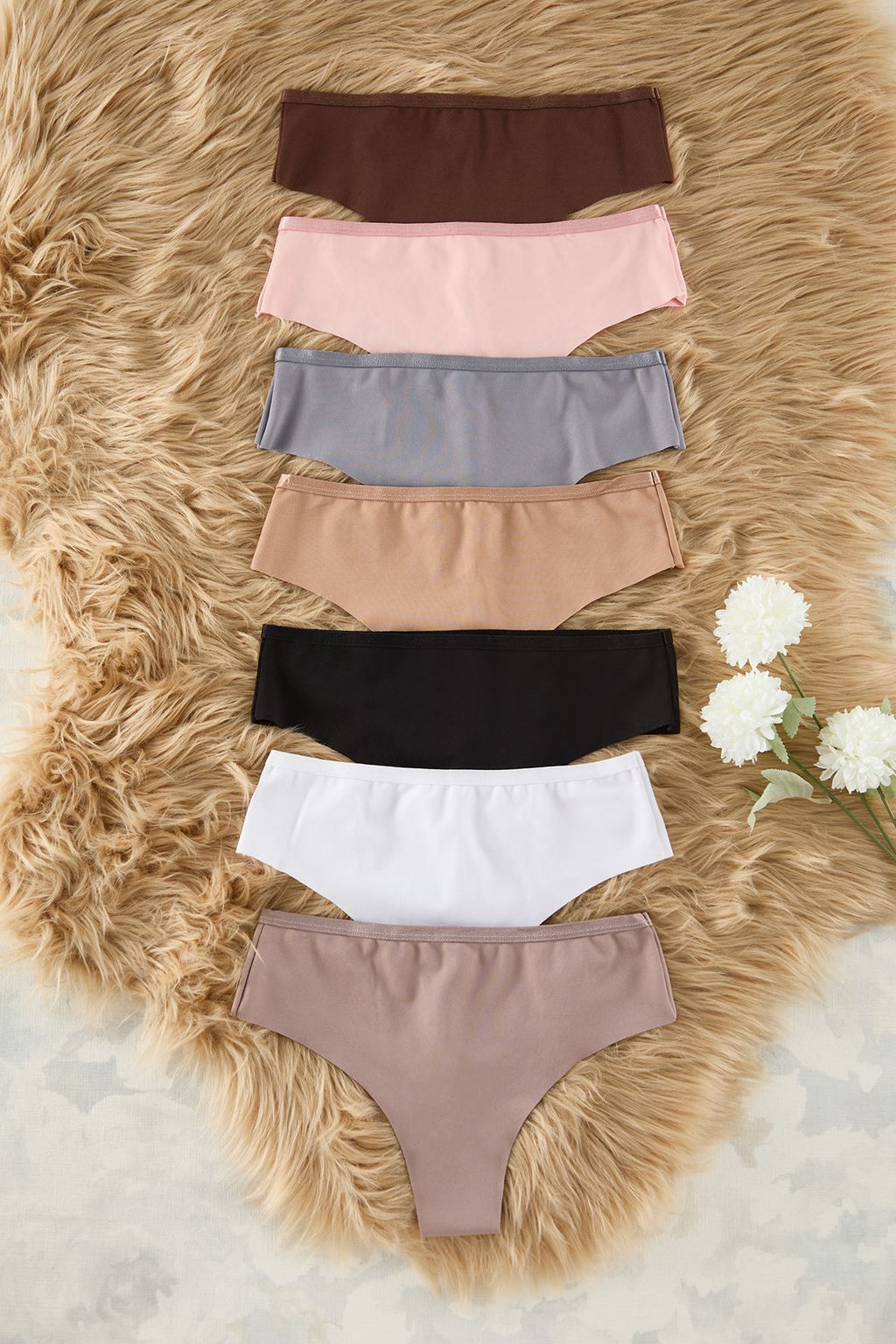 Trendyolmilla Cok Renkli 7li Paket Micro Yuksek Bel Tanga Orme Kulot THMSS25KU00035  фото 5