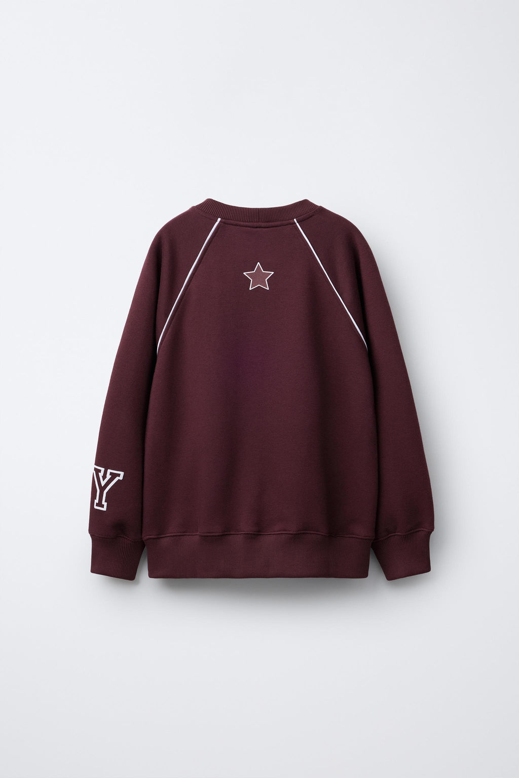 RAGLAN SLEEVE SLOGAN AND NUMBER SWEATSHIRT - Zara фото 2