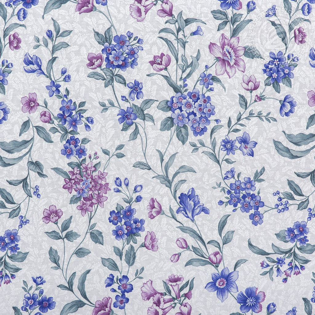 Постельное белье Незабудка с наволочками 50х70 (поплин DE LUXE) 2 сп. с Евро/Пододеяльник: 1 шт. - 215*175; Простыня: 1 шт. - 215*240; Наволочка: 2 шт. - 50*70; DE LUXE с наволочками 50х70 - Артпостель фото 3