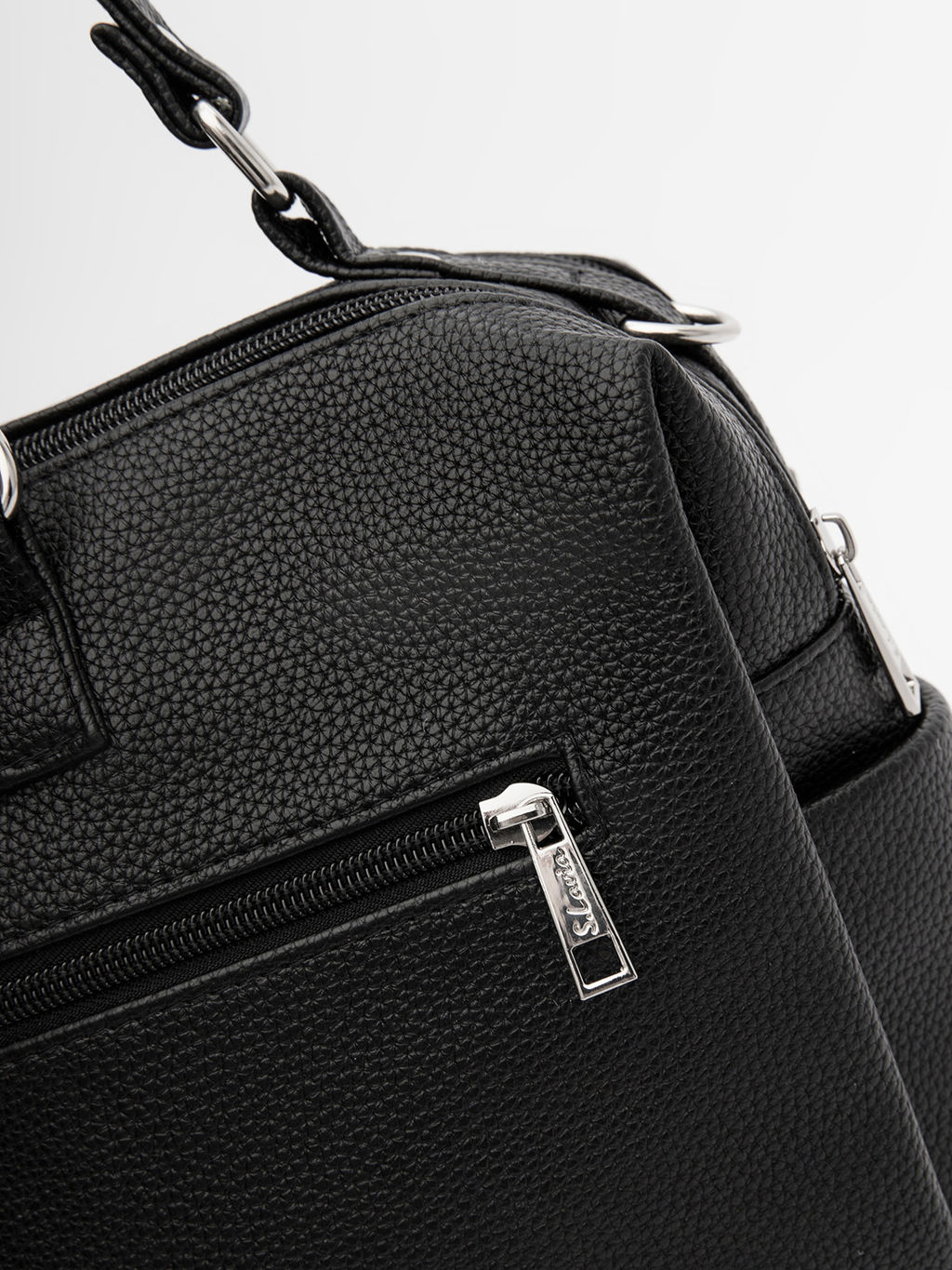 Чёрный рюкзак S.Lavia  фото 13