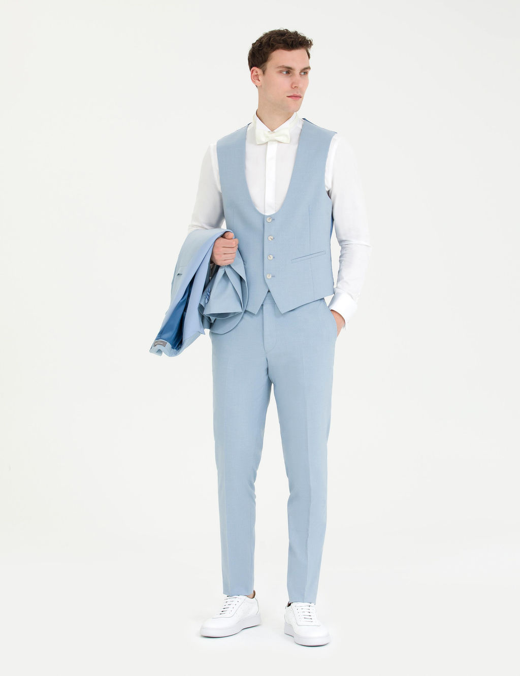 Смокинг Pierre Cardin Ex Slim Fit светло-голубой