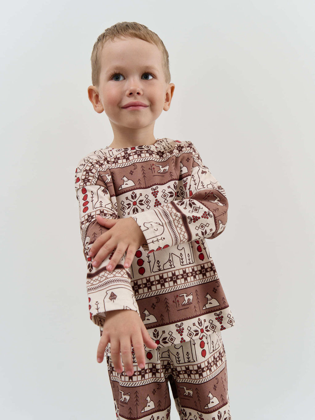 Пижама для мальчиков Лесные сказки 0+