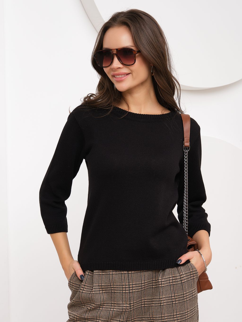 Джемпер с рукавом 3/4 - Stilla фото 13